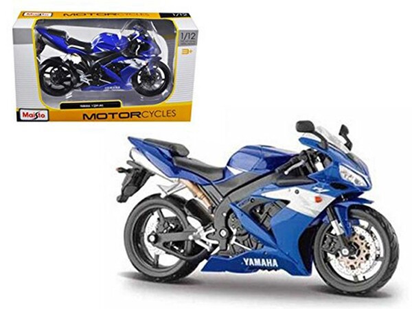 Modell, Maßstab 1:12, Yamaha YZF-R1, weiß