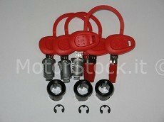 GIVI Schloss, für Koffer E21,E260,E350,E360,E41,V46,E460,E50,E52, Satz (3 Stück)