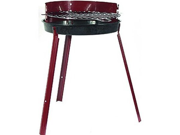 Rundgrill "Venezuela", Emaillierte Feuerschüssel, höhenverstellbarer Rost, Ø 35cm, 50cm hoch