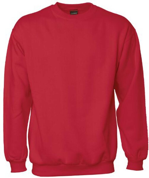PIONIER Sweatshirt "Game", 70% Baumwolle, 30% Polyester, 290g/m², Runder Halsausschnitt, Doppelsteppnähte, Ripp an Hals,