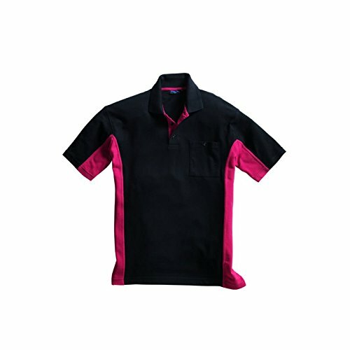 PIONIER Poloshirt "2-farbig", 70% Baumwolle, 30% Polyester, 185g/m², Rippstrickkragen, Nackenband, 3-fach Knopfleiste mi