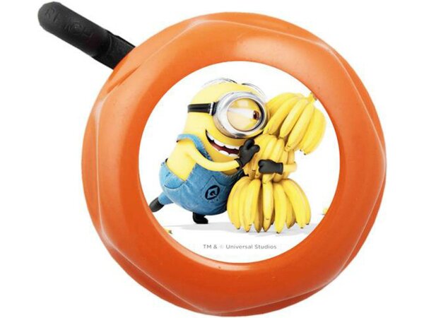 BIKE FASHION Kinderglocke, SB-verpackt, Stahl, Made by Reich, "Minions"