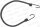 bike tec spanngurt, rund, extra starke haken, 10 x 600mm, schwarz
