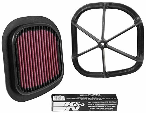 K&N Tauschluftfilter, Hoher Luftstrom mit ausgezeichneter Filtration, entwickelt zur Steigerung der PS-Leistung und Besc