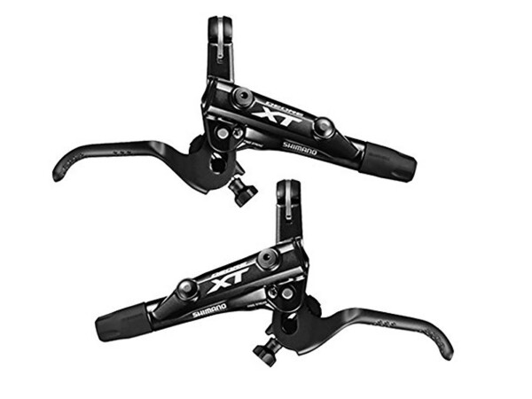 SHIMANO Bremshebel "Deore XT" BL-M 8000 Mod.17, Für hydraulische Scheibenbremse, 2 Finger Typ, für MTB, mit Leitungen un