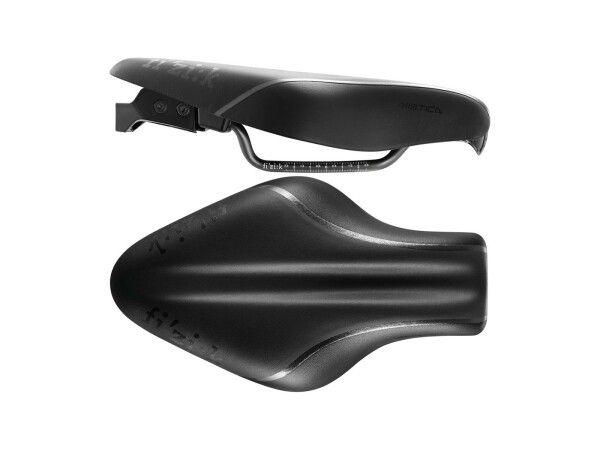 FIZIK Triathlonsattel "Mistica", Mod.17, SB-verpackt, noseless, Schale: Nylon Carbon reinforced, Carriage Kit (ermöglich
