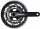SHIMANO Kettenradgarnitur "FC-T551" Mod.12, 26/36/48Z., Hollowtech II, 170mm Kurbellänge, schwarz, Kettenkasten kompatib