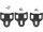 SHIMANO Spacer-Set "SM-SH20" SB-verpackt, für Schu Für SPD-SL