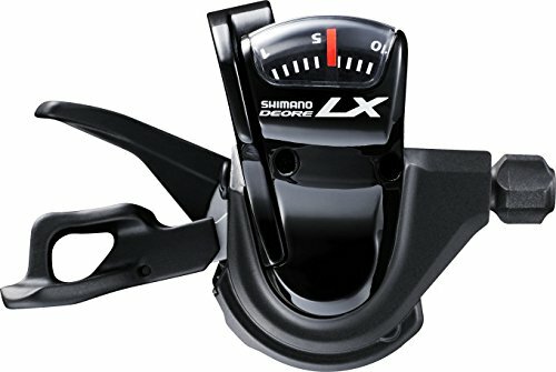 SHIMANO Daumenschalthebel "Deore LX" SL-T670 Mod.13, Mit optischer Ganganzeige, 10-fach, rechts, schwarz