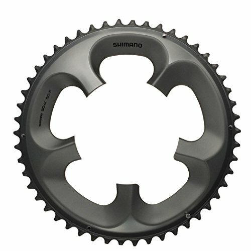 SHIMANO Kettenblatt "Ultegra FC-6750", 10-fach, 5-Arm, 110mm Lochkreis, SB-verpackt, 50Z. (Typ F), silber
