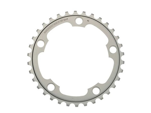 SHIMANO Kettenblatt "Tiagra FC-4550", Typ D, 5-Arm, 2/10-fach, SB-verpackt, silber, 34Z.