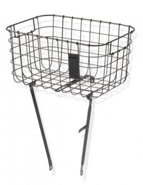 vorderradkorb basil robin m. streben 30x46x23cm sw,weitmaschig festmontage