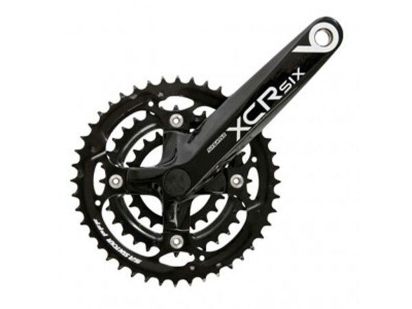 KRG SR-Suntour CW14 XCR6-T 44/32/22 Z. schwarz, 175mm, 4-kant
