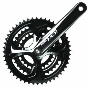 KRG SR-Suntour CW13 NCX-T424 44/32/22 Z. schwarz, 170mm, 4-kant