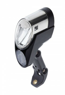 Scheinwerfer Nano Plus 50Lux Steady f.Nabendynamo m.Standlicht + Schalter