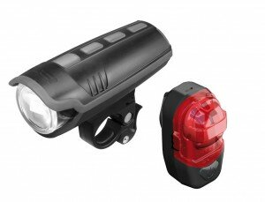 LED-Akkuscheinw. Set b&m IXON Pure B ohne Akkus+IX-Post