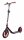 City Scooter Hudora CLVR 10" 250mm schwarz/rot CLVR Faltmechanismus  