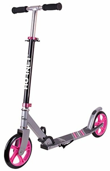city scooter hornet alu/stahl 8" 200 schwarz/pink 200mm                  