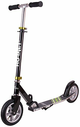 city scooter hornet hudora 8" 200 air schwarz/grün 200mm              