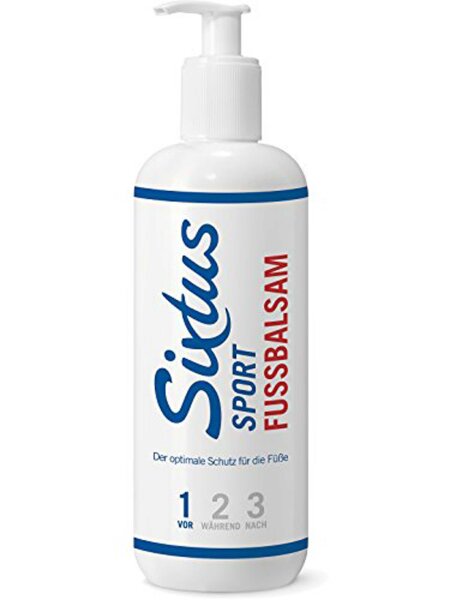 Fußbalsam Sixtus Sport 500ml, vor dem Sport,