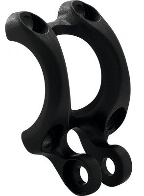 Ergotec VORBAUKAPPE 31,8 mit Halterung für Charisma / Piranha2  - für z.B. Lichtaufnahme, schwarz matt