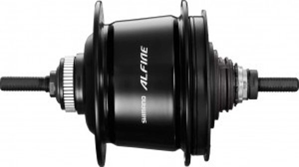 hr-nabe shimano alfine sgs70018al 8-gang, 36 loch, disc,schwarz,o. zubehör