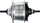 hr-nabe shimano alfine sgs70018al 8-gang, 32 loch, disc,silber,o. zubehör