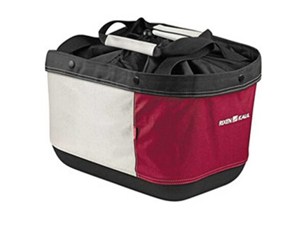 shoppertasche klickfix alingo gt rot/creme, 41x29x24cm f. rackt.-gepäcktr