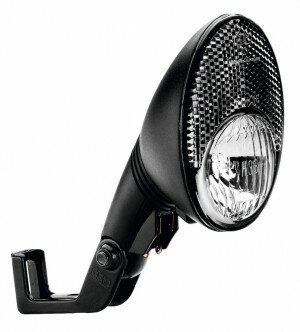 Halogen-Scheinwerfer Lumotec oval senso für Nabendynamo Einschaltautomatik