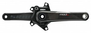 Kurbelgarnitur Sram Red DZero Quarq BB30/BB386 170mm,LK110,11-f,sw,ohne Ring u.Innenl.