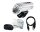 Batt-LED-Leuchte Set Trelock Control Ion LS 950/710 Ion 70 weiss m.H.ZL 800/320