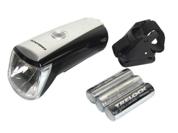 Batt-LED-Leuchte Trelock I-go 30 LS 750 o.STVZO schwarz m.Halt.ZL 700