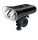 LED Bike Light Philips 80 Lux schwarz brushed Aluminium Akku betrieben