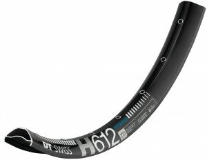 felge dt swiss h 612 27.5&quot;/35mm schwarz 584-35 vl 6,5mm 32 loch                 