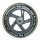 PU-Rolle Hudora Big Wheel Air per Stück 205 mm Ø silber f.Mod.14005