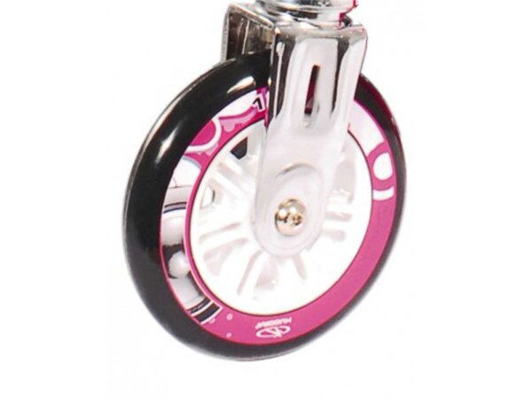 PU-Rolle Hudora Big Wheel per Stück 125 mm Ø weiß/pink f.Mod.14742
