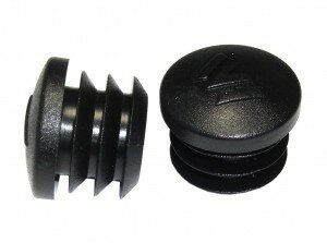 lenker-endstopfen ergotec schwarz, zum einschlagen 19mm per paar