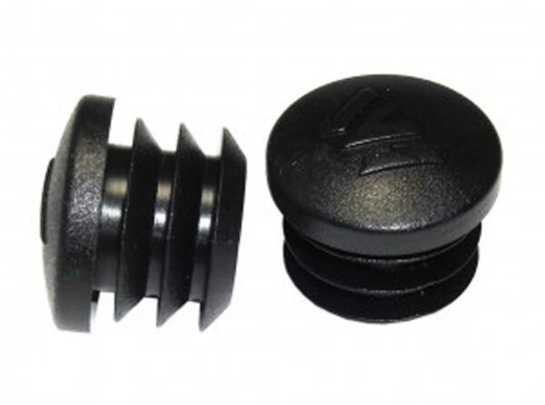 lenker-endstopfen f&uuml;r ergotec-hornbar schwarz, zum einschlagen 17mm perpaar