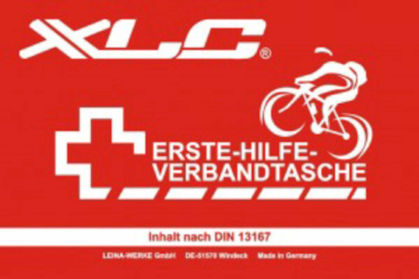 xlc erste-hilfe-verbandstasche fa-a01 rot, 150x50x100 mm, din 13167