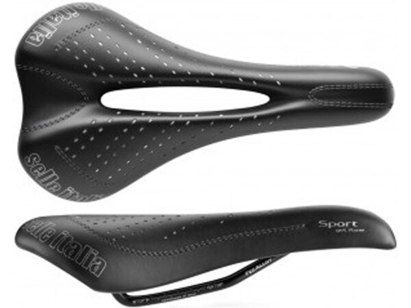 Sattel Selle Italia Sport Gel Flow schwarz 272x140mm, 450g, MTB