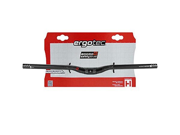 ERGOTEC MTB-Lenker "Low Riser", Griffweite 780mm, Alu 6061, Ø 31