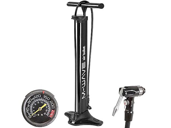 M-WAVE Handkompressor "Air Bullet" Bis 18 bar / 26 schwarz