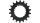 Antriebsritzel Sram X-Sync f.Bosch Motor 18 Z, schwarz,Stahl,Direct Mount
