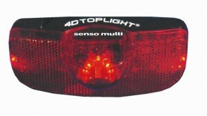 Batterie-Rücklicht 4D-Toplight sensmulti 50/80mm Lochabstand
