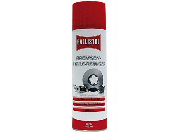 Bremsen- &amp; Teile Reiniger Ballistol 500ml, Spraydose (D/EN/FR/IT/NL/RO)