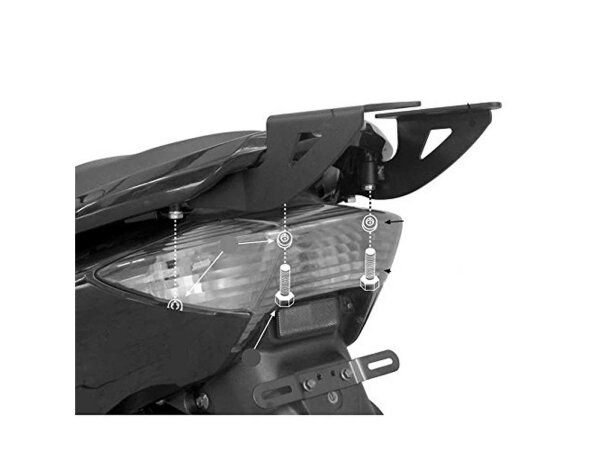 KAPPA Topcaseträger "Monolock" Für Monolock Koffer schwarz