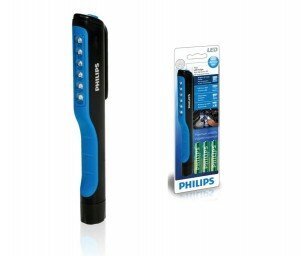 LED Arbeitsleuchte Philips Penlight 6 LEDs inkl. 3 Batterien Micro AAA