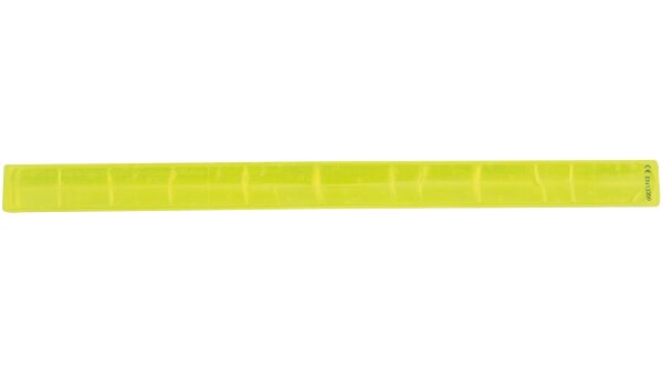 reflex-band mit aufrollautomatik per st&uuml;ck, gelb, 30x400mm