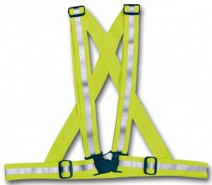 4-ACT Reflexsch&auml;rpe &quot;Cross Belt&quot; SB-verpackt, 3M-Reflex Material, 5 cm breit Bequeme universelle Anpassung, Schulterl&auml;ng
