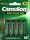 batterie camelion green mignon r06 4 stück, zink-chlorid, 1,5v 1220 mah, aa